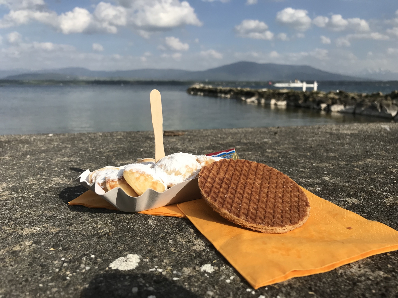 Poffertjes en stroopwafels in Genève
